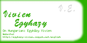 vivien egyhazy business card